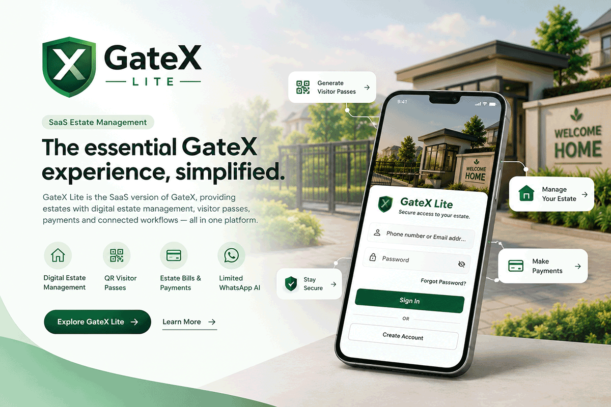 GateX Lite SaaS estate management